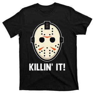 Killin It Lazy DIY Halloween Costume Funny Horror Movie T-Shirt