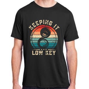 Keeping It Low Key Funny Sousaphone Adult ChromaSoft Performance T-Shirt