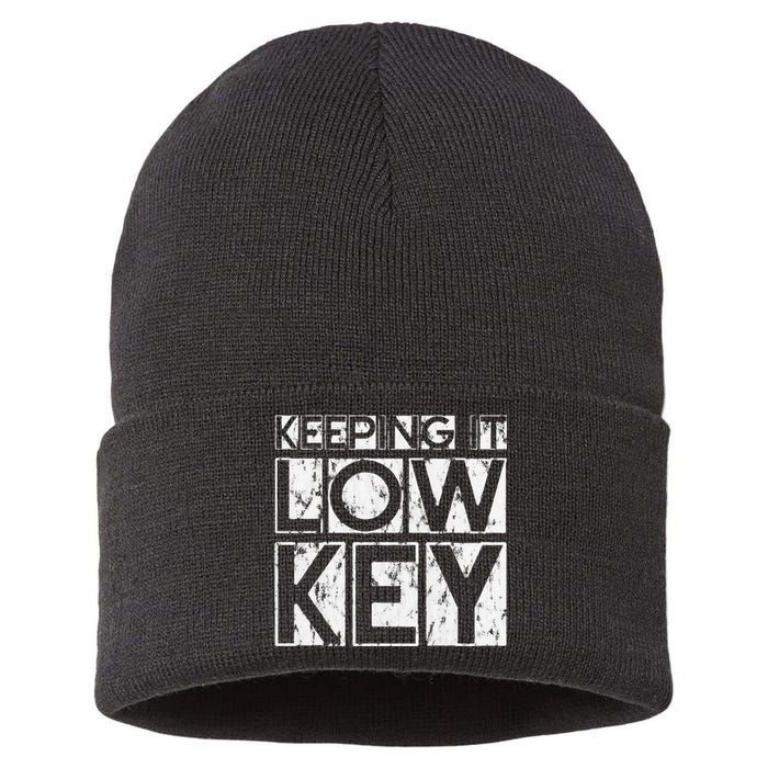 Keeping It Low Key Sustainable Knit Beanie