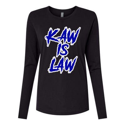 Kakaw Is Law B.A.T.T.L.E.H.A.W.K.S St. Louis Football Tailgate Womens Cotton Relaxed Long Sleeve T-Shirt