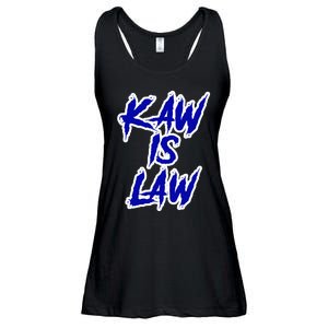 Kakaw Is Law B.A.T.T.L.E.H.A.W.K.S St. Louis Football Tailgate Ladies Essential Flowy Tank