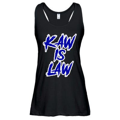 Kakaw Is Law B.A.T.T.L.E.H.A.W.K.S St. Louis Football Tailgate Ladies Essential Flowy Tank