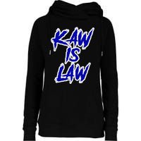 Kakaw Is Law B.A.T.T.L.E.H.A.W.K.S St. Louis Football Tailgate Womens Funnel Neck Pullover Hood