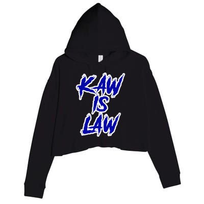 Kakaw Is Law B.A.T.T.L.E.H.A.W.K.S St. Louis Football Tailgate Crop Fleece Hoodie