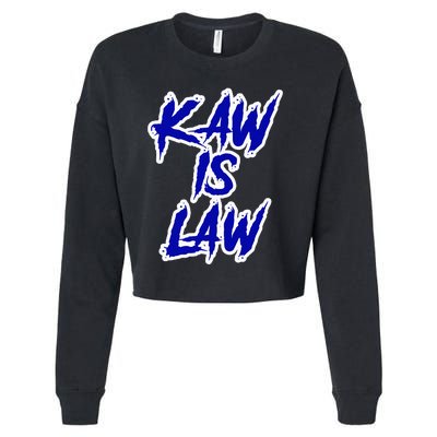 Kakaw Is Law B.A.T.T.L.E.H.A.W.K.S St. Louis Football Tailgate Cropped Pullover Crew