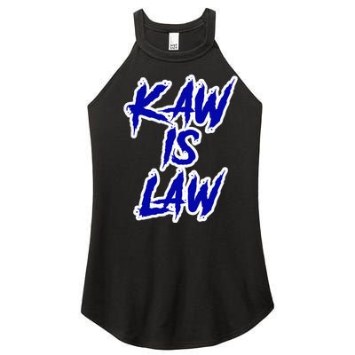 Kakaw Is Law B.A.T.T.L.E.H.A.W.K.S St. Louis Football Tailgate Women's Perfect Tri Rocker Tank