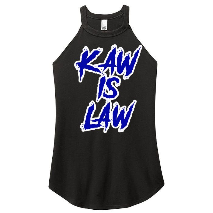 Kakaw Is Law B.A.T.T.L.E.H.A.W.K.S St. Louis Football Tailgate Women’s Perfect Tri Rocker Tank