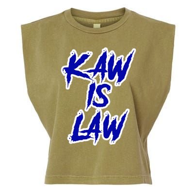 Kakaw Is Law B.A.T.T.L.E.H.A.W.K.S St. Louis Football Tailgate Garment-Dyed Women's Muscle Tee