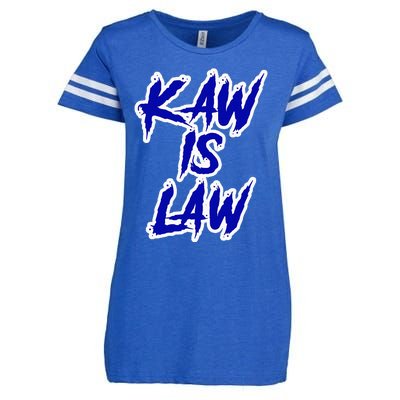 Kakaw Is Law B.A.T.T.L.E.H.A.W.K.S St. Louis Football Tailgate Enza Ladies Jersey Football T-Shirt