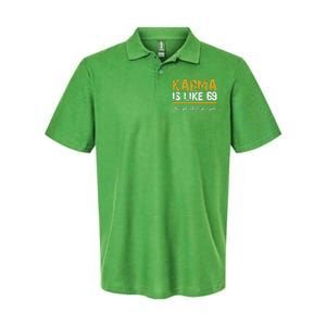 Karma Is like 69 You Get What You Give Softstyle Adult Sport Polo