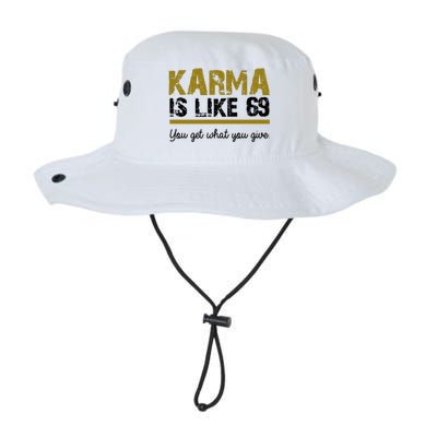 Karma Is like 69 You Get What You Give Legacy Cool Fit Booney Bucket Hat