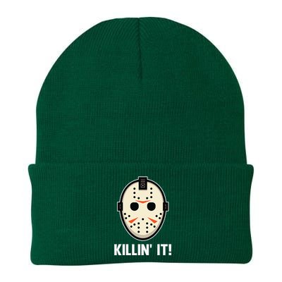 Killin It Lazy DIY Halloween Costume Funny Horror Movie Knit Cap Winter Beanie