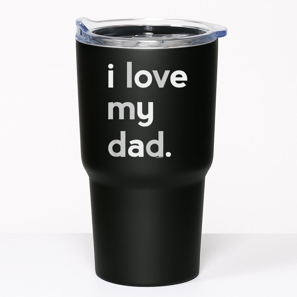 Kids I Love My Dad For Boys Daddy Cute Fathers Day Tumbler