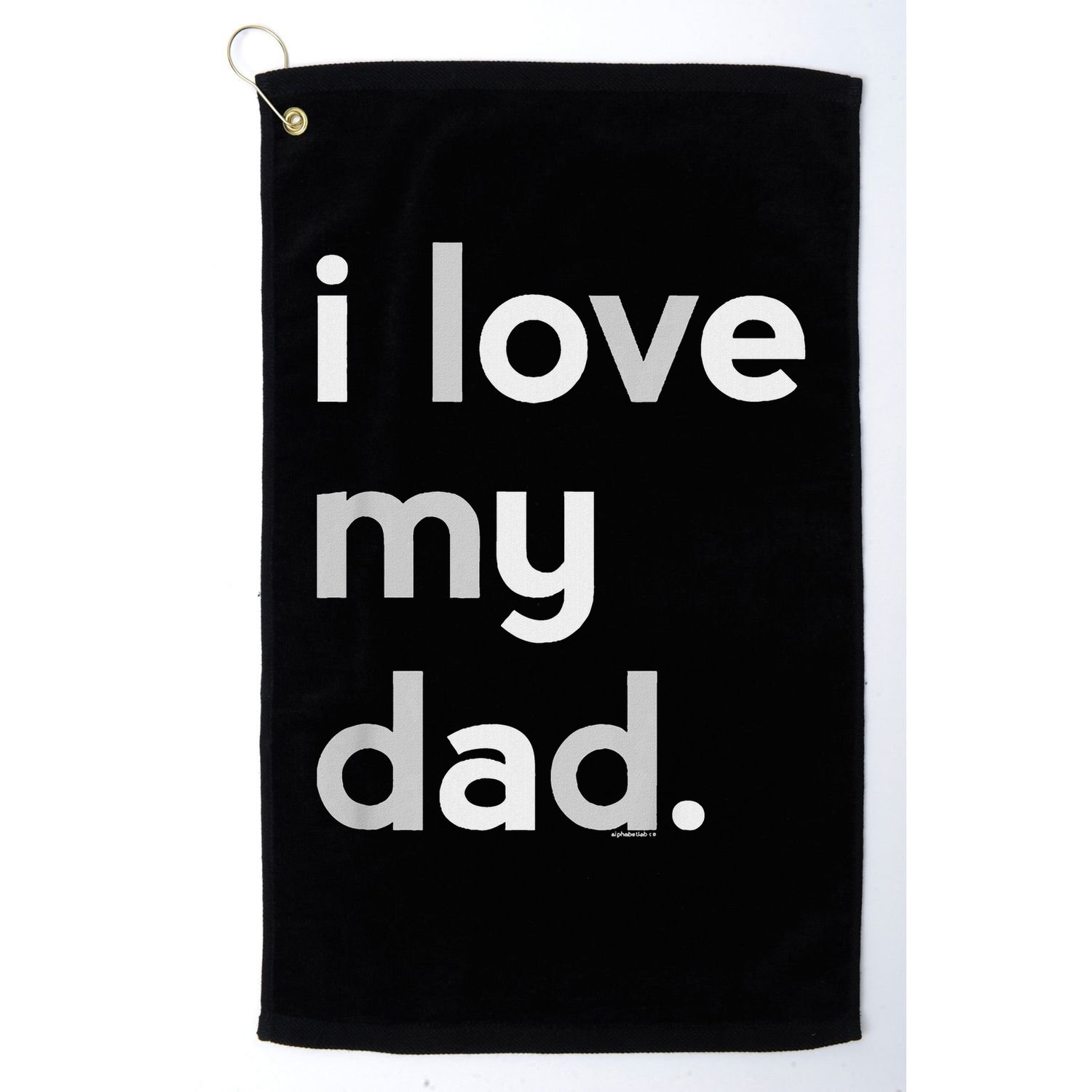 Kids I Love My Dad For Boys Daddy Cute Fathers Day Golf Towel