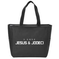 Kevonstage I Love Jesus & Jodeci Zip Tote Bag