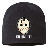 Killin It Lazy DIY Halloween Costume Funny Horror Movie Sustainable Beanie