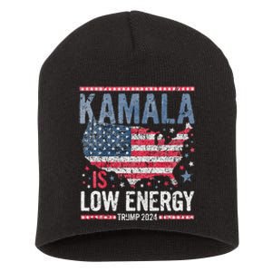 Kamala Is Low Energy Donalod Trump 2024 Quote Short Acrylic Beanie