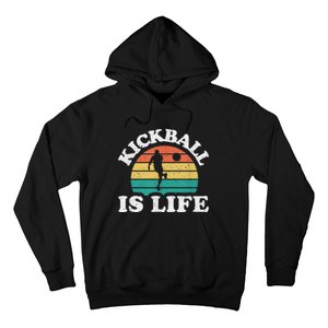 Kickball Is Life Cool Kickball Player Hoodie