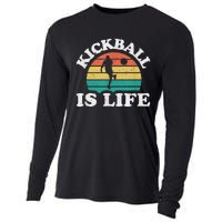 Kickball Is Life Cool Kickball Player Cooling Performance Long Sleeve Crew