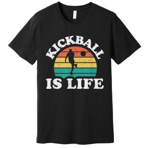 Kickball Is Life Cool Kickball Player Premium T-Shirt