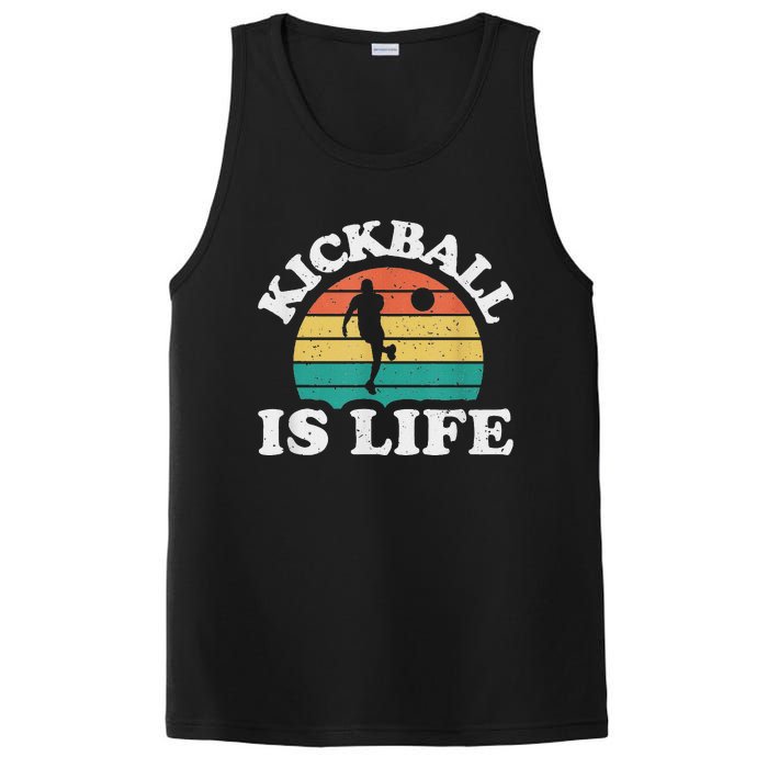 Kickball Is Life Cool Kickball Player PosiCharge Competitor Tank