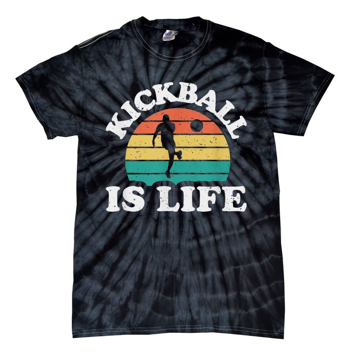 Kickball Is Life Cool Kickball Player Tie-Dye T-Shirt