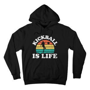 Kickball Is Life Cool Kickball Player Tall Hoodie