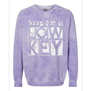 Keeping It Low Key Colorblast Crewneck Sweatshirt