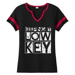 Keeping It Low Key Ladies Halftime Notch Neck Tee