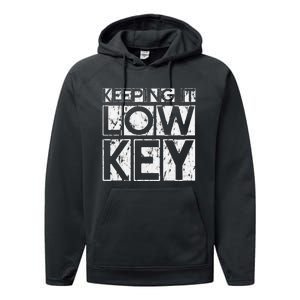 Keeping It Low Key Performance Fleece Hoodie