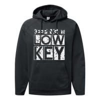 Keeping It Low Key Performance Fleece Hoodie