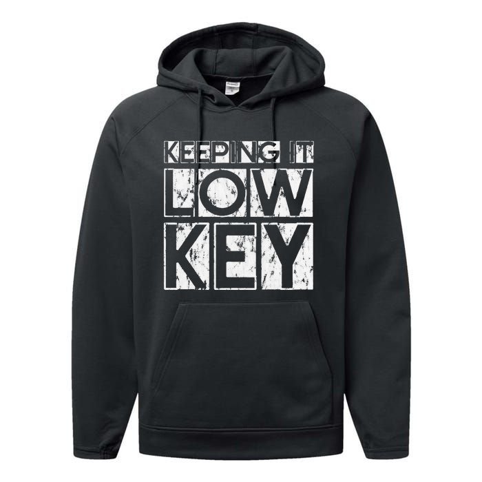 Keeping It Low Key Performance Fleece Hoodie