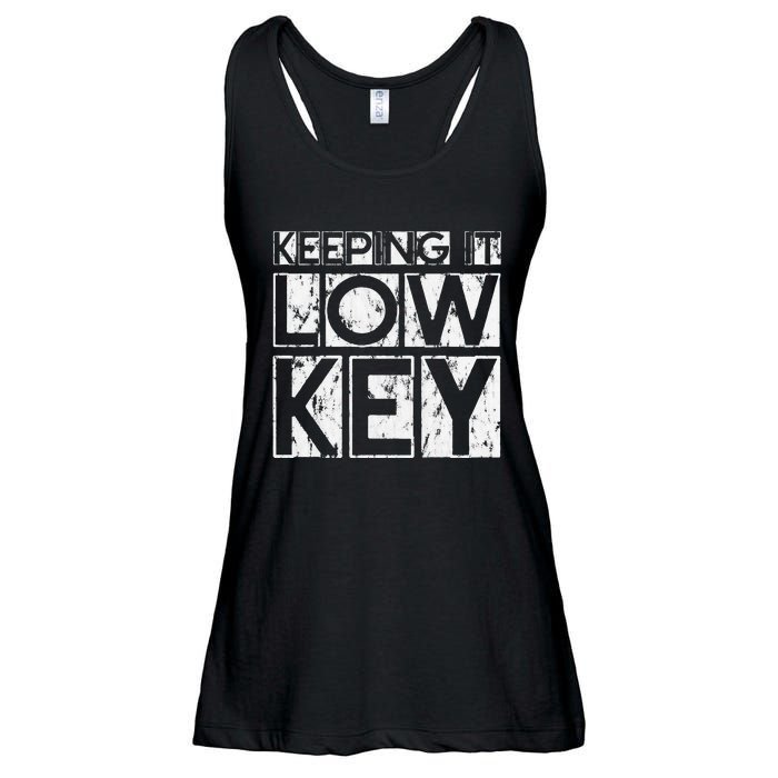 Keeping It Low Key Ladies Essential Flowy Tank