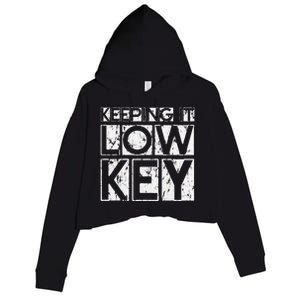 Keeping It Low Key Crop Fleece Hoodie