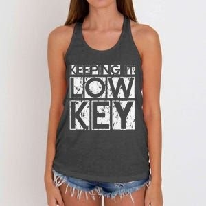 Keeping It Low Key Women's Knotted Racerback Tank