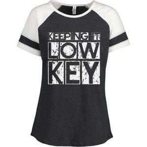 Keeping It Low Key Enza Ladies Jersey Colorblock Tee