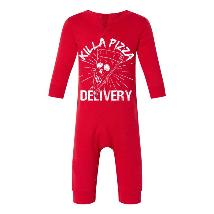 Killa Pizza Delivery Infant Fleece One Piece