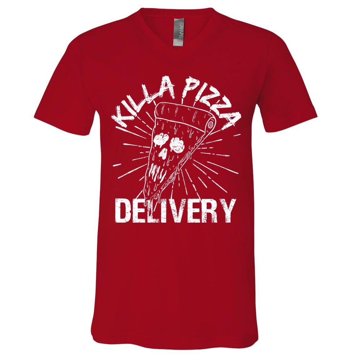 Killa Pizza Delivery V-Neck T-Shirt