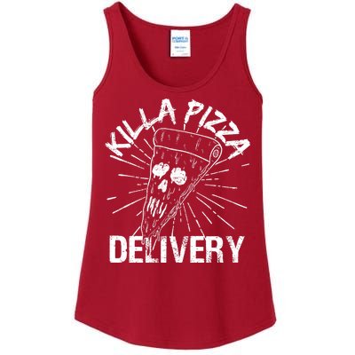 Killa Pizza Delivery Ladies Essential Tank