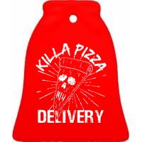 Killa Pizza Delivery Ceramic Bell Ornament