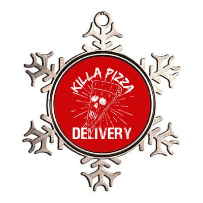 Killa Pizza Delivery Metallic Star Ornament