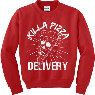 Killa Pizza Delivery Kids Sweatshirt