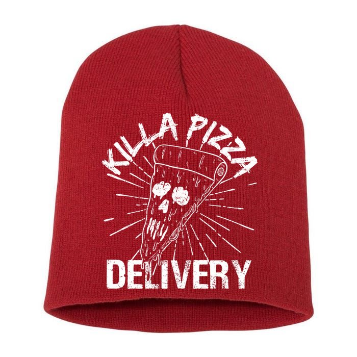 Killa Pizza Delivery Short Acrylic Beanie