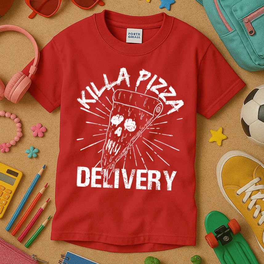 Killa Pizza Delivery Kids T-Shirt