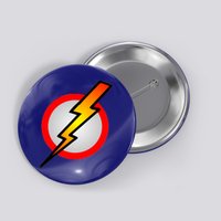 Killers Lightning Bolt Retro Button