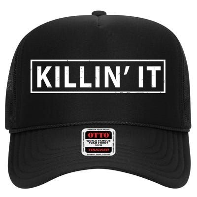 Killin It High Crown Mesh Back Trucker Hat