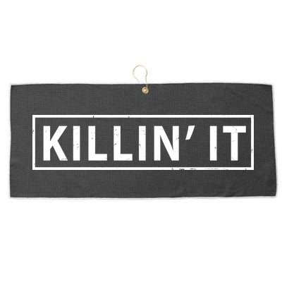 Killin It Large Microfiber Waffle Golf Towel