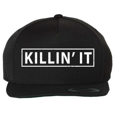 Killin It Wool Snapback Cap