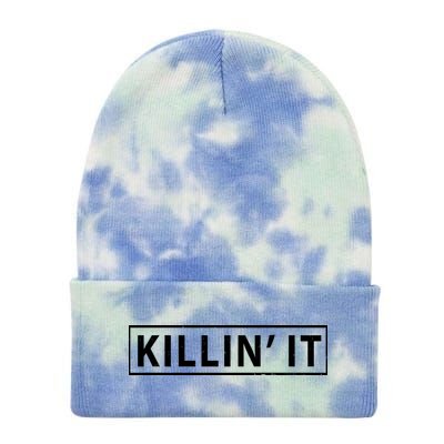 Killin It Tie Dye 12in Knit Beanie