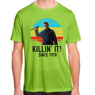 Killin' It Since 1978 Retro Horror Movie Adult ChromaSoft Performance T-Shirt